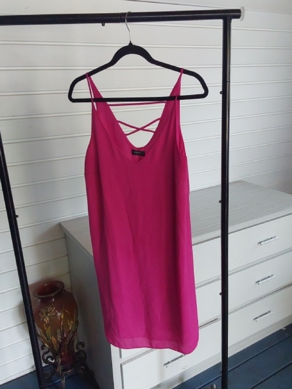 Hot Pink Strappy  Nightgown By PAPAYA Size 14v